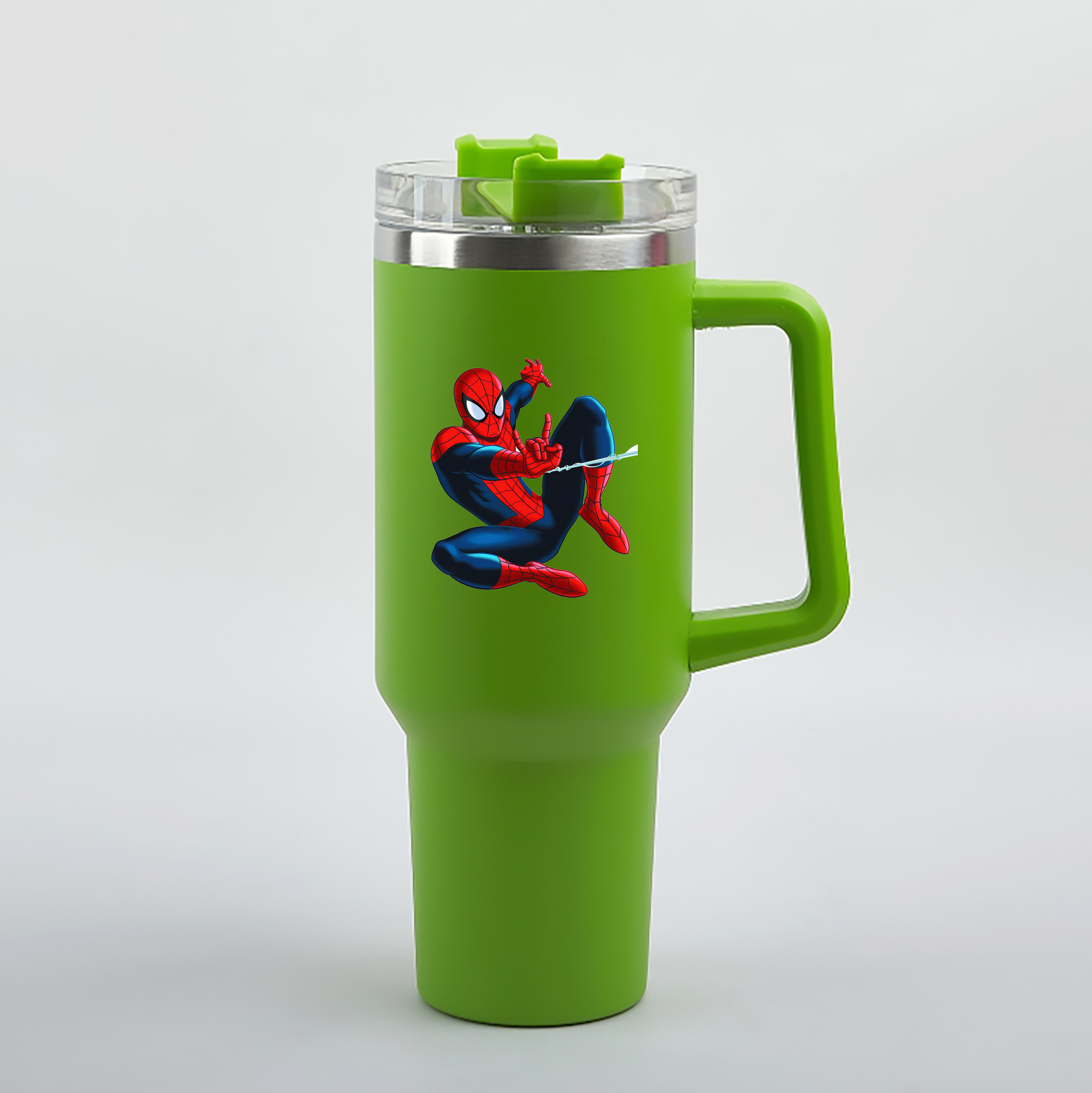 （画像用） Spider Man スパイダーマン 1200mL車用タンブラー（カラープリント）